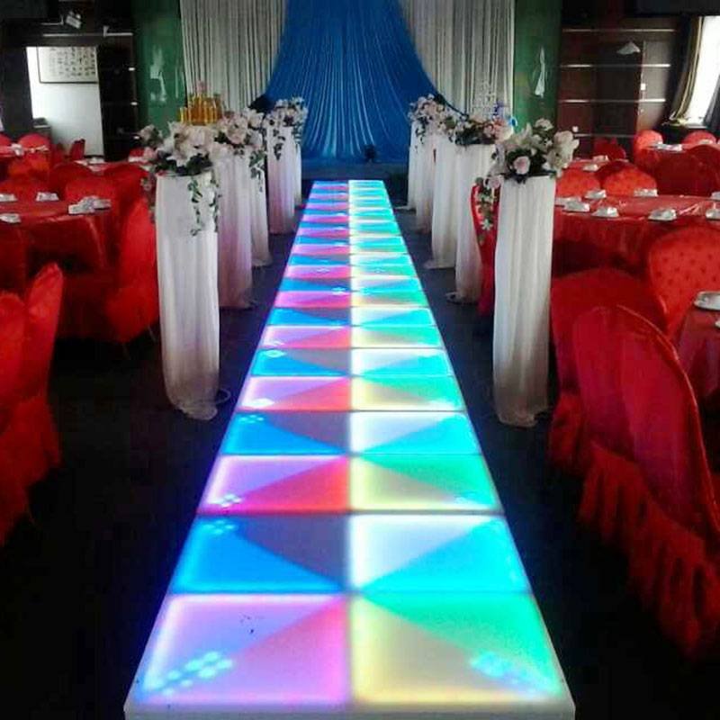 VGLIGHT Color LED Dance Floor with Radiant strip Acrylic Dance Floor image21