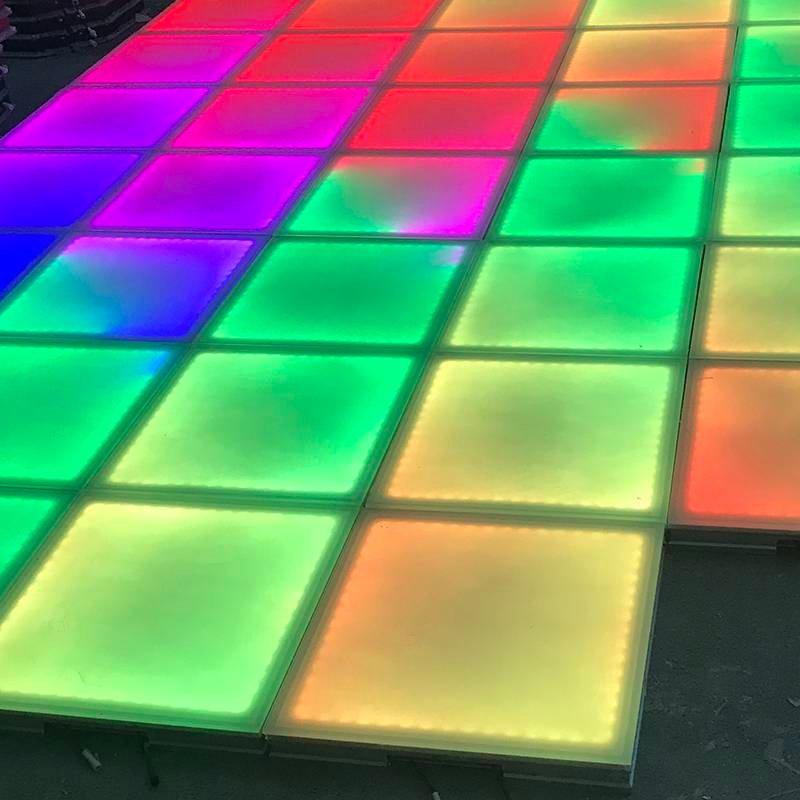 VGLIGHT Rainbow Colorful LED Dance Floor Rainbow led dance floor image19